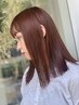 〔土日限定〕顔周り可愛く似合わせカット＋カラー 11550円→10390円