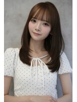 アグ ヘアー スラップ 川崎店(Agu hair Slups)&nbsp;ミディアムレイヤー/ミントベージュ