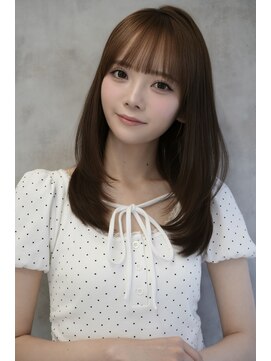 アグ ヘアー スラップ 川崎店(Agu hair Slups) ミディアムレイヤー/ミントベージュ