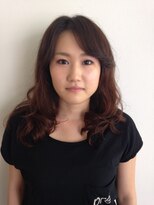 フェリシータ 緑地公園店(felicita) 無造作ノームコア暗髪ウェービーロング