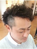 がっつりパーマスタイル
