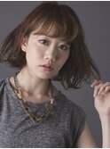 【adorable】大人可愛い×暗髪フェミニンボブ