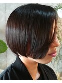 切りっぱなしボブ