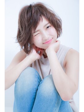 ニューヨークニューヨーク 梅田茶屋町店(NYNY) 外国人風★ゆるふわショート