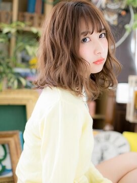 カバーヘア ブリス 大宮西口(COVER HAIR bliss) ■bliss大宮101★■モテ髪☆大人かわいいくせ毛風ラブミディ