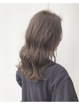 トリート 南行徳本店(TREAT) くすみベージュ×無造作カール