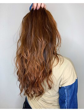 コーボ 柏(COVO) 【covo/iso keiichi】旬のオレンジウェーブヘア