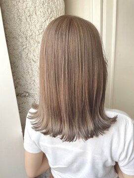 リベルテ(LIBERTE) Liberte銀座 大人可愛い外ハネ×ミルクティーベージュ