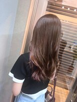 ネウィ 秋田(newi)&nbsp;顔周りレイヤー/韓国/イルミナカラー/ペールベージュ/前髪あり