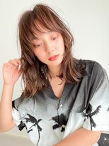 エース (ACE)&nbsp;ACE横浜　顔まわりレイヤー×透け感ブラウン