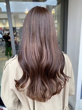 ヘアーサロン デ フォーエバークレール(hairsalon de Forever clair) とろみカラーＸ韓国風ナチュラルウェーブ　10代20代30代40代