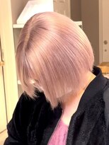 ベレーザ 渋谷(BELEZA)&nbsp;529栗色ミルクチョコレート艶感ブロンドヘアタンバルモリボブ