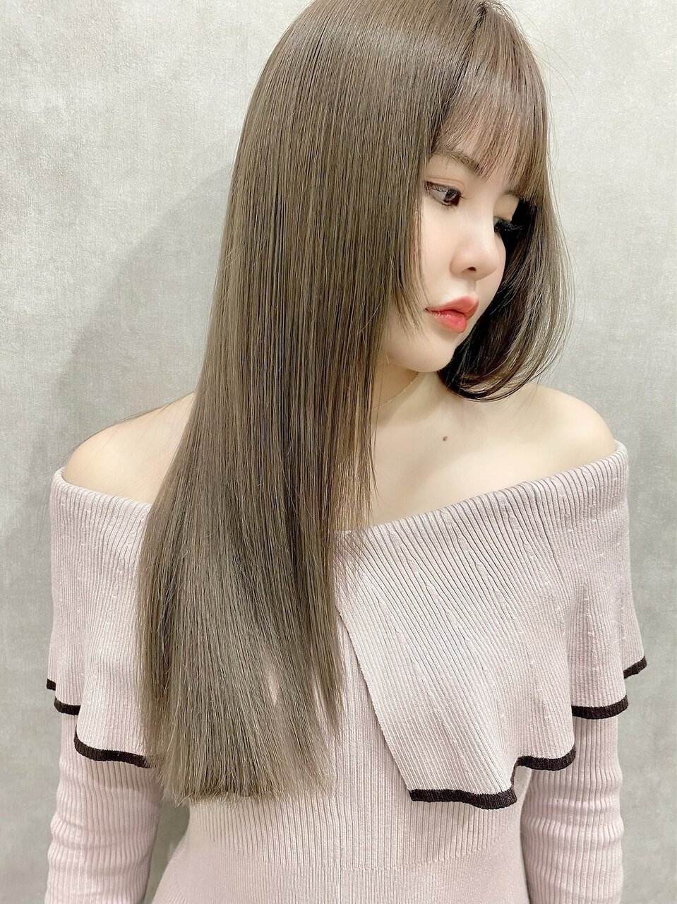 《ご新規様＊》カット+質感ケアカラー+極上トリートメント\15500→\13500