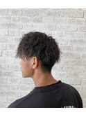 強めツイストパーマ