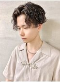 ツイストスパイラルパーマ 名古屋 メンズ センターパート
