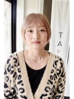 タップ(TAP)&nbsp;Beforeあり/金沢/TAP/タップ/ミルクティーベージュ/ショートボブ