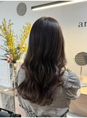 【ameri satomi】韓国ヘア★アッシュグレージュ