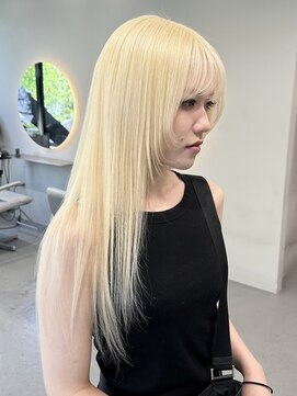 ソル ジングウマエ(SOL JINGUMAE) ホワイトベージュカラーインナーカラーグレージュカラーブリーチ