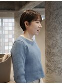 【林宏幸】耳掛けショート　丸みショート　大人ショート