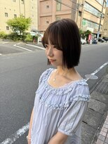 SSAW&nbsp;アッシュベージュボブ