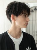 ラフな質感が魅力なアッシュオリーブ束感ルーズヘアｆ与野