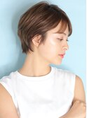 40代50代小顔前髪イメチェンアンブレラカラーショート