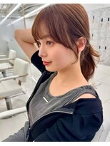 エジョン 幡ヶ谷店(Aejon)&nbsp;イメチェン/似合わせカット/フルバング/レッドブラウン/新宿