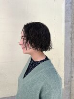 【ステップボーンカット】癖毛ボブ