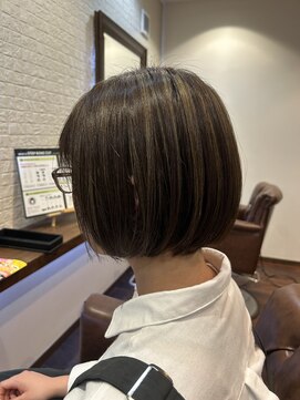 ヘアー サロン アットシュシュ(Hair Salon At'shushu) 大人カッコイイミニマムボブ♪