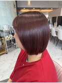 切りっぱなしボブ