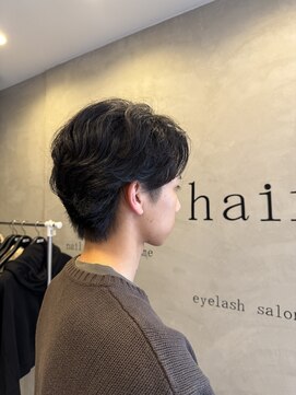 アルヘアー(Aru hair) センターパート、ニュアンスパーマ