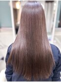 大人モテ可愛い小顔ロングレイヤー似合わせメルティカラー新宿
