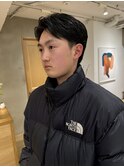ベリーショート/ダークアッシュ/ニュアンスパーマ/韓国マッシュ