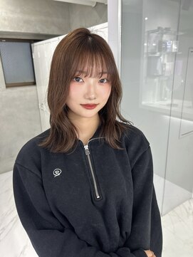 スウィープ(sweep) ブリーチなしWカラー/ココアブラウン/ダブルカラー/ 天神