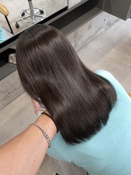 アワーズ 南青山(Our's) オリーブブラウン/ブリーチなしカラー/暗めカラー