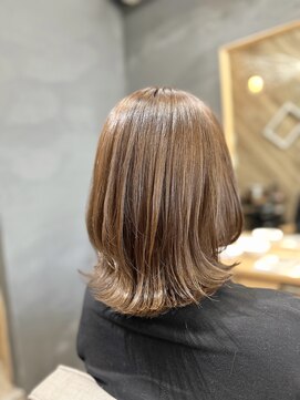 アルファ 我孫子店(alpha) くびれボブ/ベージュカラー/透明感カラー/我孫子