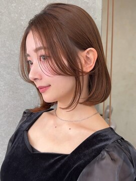 ロンドワン 三宮元町(Lond one) 自然と内巻きワンカールが可愛いタッセルボブ