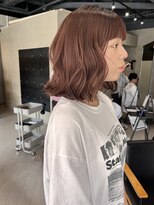 ヘアー アイス ルーチェ(HAIR ICI LUCE)&nbsp;ブリーチなしダブルカラーチェリーレッドカシスブラウン/中西
