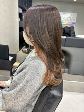 ゼスト 八王子店(ZEST) ピンクベージュインナーカラー！美由紀#八王子