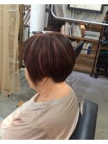 ノマニカ バイ ルレーヴ 池田店(noma-nika by Le reve)&nbsp;ピンクハイライトのオシャ可愛ショート☆