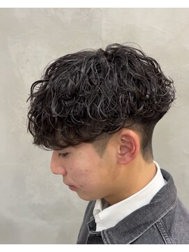 スイッチ(men's SWITCH) 大分波巻きスパイラルメンズカットマッシュ刈り上げツーブロック