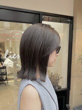 リアン(lien) 切りっぱなしボブ×アッシュブラウン