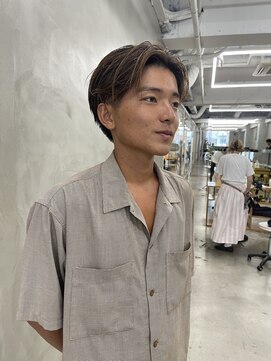 スー 渋谷(suu) メンズカットメンズセンターパートニュアンスパーマ渋谷学割