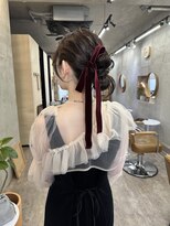 バド(bado)&nbsp;ヘアセット/お呼ばれヘア/パーティーヘア/カチモリヘア