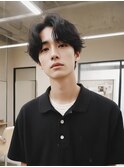 フェザーパーマフェザーショート韓国へアセンターパート