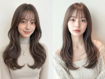 アリアバイエクラート 新宿南口店(ARiA by ECLART)の写真/骨格に合わせたカットで似合わせスタイルに♪こなれ感ある顔周りレイヤーカットもおまかせ！[新宿駅]