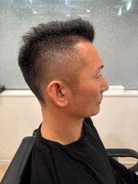 メンズダリアヘアーミュウズ 高崎(Men's Dahlia hair mieuxs)&nbsp;４０代　ベリーショート　７：３分