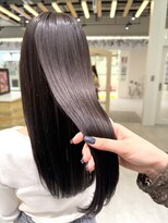 ヨウ バイ アミー 横浜(YEAU. by amii) 【横浜】ダークグレージュ×髪質改善|透明感ツヤストレートUP