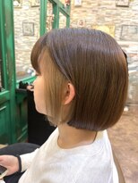 ヘアーラウンジ アンフィ 井土ヶ谷(Hair Lounge Anphi) イヤリングカラー/ミルクティーベージュ