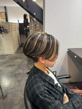 エクファ ヘア リゾート 大津 瀬田店(ex-fa hair resort) イメチェン/ピンクベージュ/アンブレラカラー/前髪/大津/瀬田